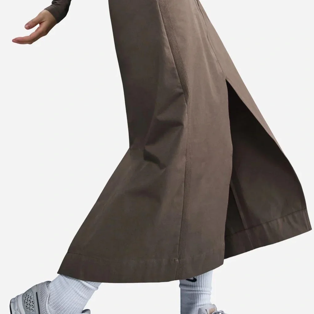 Nike special edition denim jean skirt dress brown medium